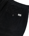 The Parlez Mens Jacobs Cord Trousers in Black