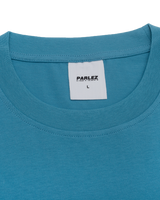 The Parlez Mens Chukka T-Shirt in Dusty Blue