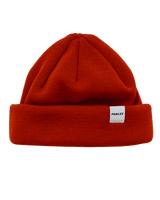 The Parlez Mens Flatholm Beanie in Burnt Ochre