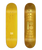 The Plan B Crypto 8.25" Skateboard Deck in Gold