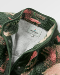 The Passenger Womens Clover 2.0 Fleece Jacket in Abstract Mountain Fir Tree