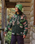 The Passenger Womens Clover 2.0 Fleece Jacket in Abstract Mountain Fir Tree