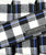 Plaid Capsule Belt in Cobalt & Black