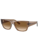 The Ray-Ban Carlos Sunglasses in Light Brown