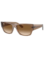 The Ray-Ban Carlos Sunglasses in Light Brown