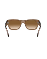 The Ray-Ban Carlos Sunglasses in Light Brown