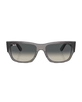 The Ray-Ban Carlos Sunglasses in Opal Dark Grey