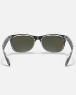 The Ray-Ban New Wayfarer Colour Mix Sunglasses in Black & Green