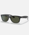 The Ray-Ban New Wayfarer Polarised Sunglasses in Green Classic G15