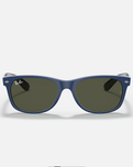 The Ray-Ban New Wayfarer Colour Mix Sunglasses Standard in Matte Blue