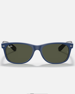 The Ray-Ban New Wayfarer Colour Mix Sunglasses Standard in Matte Blue