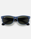 The Ray-Ban New Wayfarer Colour Mix Sunglasses Standard in Matte Blue