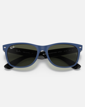 The Ray-Ban New Wayfarer Colour Mix Sunglasses Standard in Matte Blue