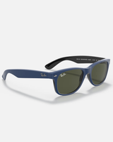 The Ray-Ban New Wayfarer Colour Mix Sunglasses Standard in Matte Blue