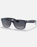 The Ray-Ban New Wayfarer Polarised Sunglasses in Matte Blue