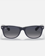 The Ray-Ban New Wayfarer Polarised Sunglasses in Matte Blue