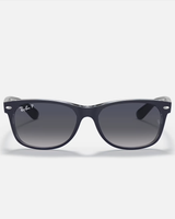 The Ray-Ban New Wayfarer Polarised Sunglasses in Matte Blue