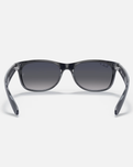 The Ray-Ban New Wayfarer Polarised Sunglasses in Matte Blue