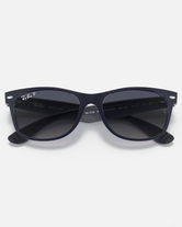 The Ray-Ban New Wayfarer Polarised Sunglasses in Matte Blue