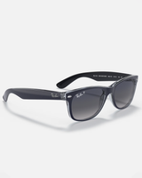 The Ray-Ban New Wayfarer Polarised Sunglasses in Matte Blue