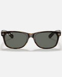 The Ray-Ban New Wayfarer Polarised Sunglasses in Gloss Tortoise