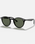 The Ray-Ban RB2180 Sunglasses in Polished Black & Dark Green