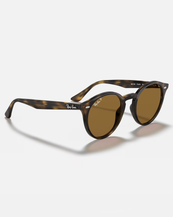 The Ray-Ban RB2180 Sunglasses in Dark Brown