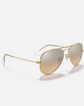 The Ray-Ban Aviator Metal Sunglasses in Gold & Silver