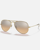 The Ray-Ban Aviator Metal Sunglasses in Gold & Silver