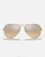 The Ray-Ban Aviator Metal Sunglasses in Gold & Silver