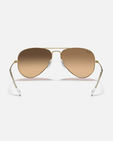 The Ray-Ban Aviator Metal Sunglasses in Gold & Silver