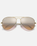 The Ray-Ban Aviator Metal Sunglasses in Gold & Silver