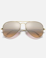 The Ray-Ban Aviator Metal Sunglasses in Gold & Silver