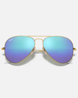 The Ray-Ban Aviator Metal Sunglasses in Blue