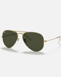 The Ray-Ban Aviator Classic Sunglasses in Gold