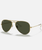 The Ray-Ban Aviator Classic Sunglasses in Gold