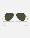 The Ray-Ban Aviator Classic Sunglasses in Gold