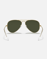 The Ray-Ban Aviator Classic Sunglasses in Gold