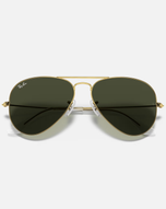 The Ray-Ban Aviator Classic Sunglasses in Gold