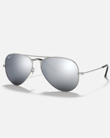 The Ray-Ban Aviator Metal Sunglasses in Grey