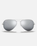 The Ray-Ban Aviator Metal Sunglasses in Grey