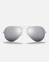 The Ray-Ban Aviator Metal Sunglasses in Grey