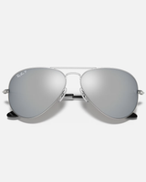 The Ray-Ban Aviator Metal Sunglasses in Grey