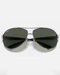 The Ray-Ban RB3386 Sunglasses in Gunmetal