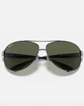 The Ray-Ban RB3386 Polarised Sunglasses in Gunmetal & Black