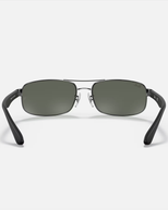 The Ray-Ban RB3445 Polarised Sunglasses in Black