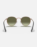 The Ray-Ban Round Metal Sunglasses in Bronze & Copper