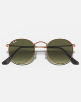 The Ray-Ban Round Metal Sunglasses in Bronze & Copper