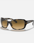 The Ray-Ban RB4068 Sunglasses in Tortoise & Light Brown