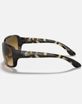 The Ray-Ban RB4068 Sunglasses in Tortoise & Light Brown